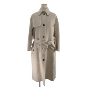 HERMES（エルメス） コート 23SS レザートレンチ バイカラー