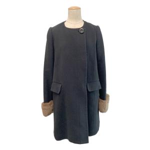 ヤンチェオンテンバール コート ウール リバーシブル 総柄 38