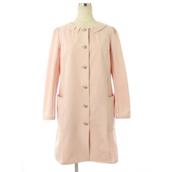 ルネ コート 撥水　ステンカラー カメリアボタン 34