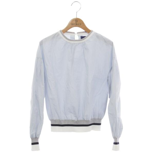 エムズグレイシー Athlesure Blouse 910111 シャツ ブラウス 40 ライトブル...