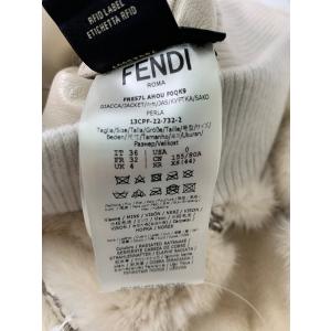 フェンディ パールホワイト エラフレザー ミン...の詳細画像5