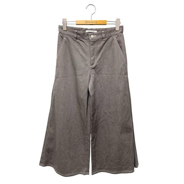 フォクシーニューヨーク Denim Wide Pants 40375 デニムパンツ 38 グレー I...