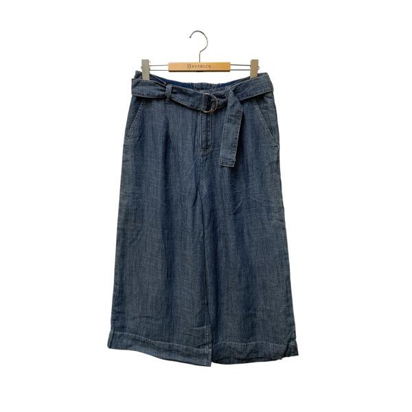デンハム 28190-3-10201 デニムパンツ S ネイビー ワイド ITGD4HYVZ4XS