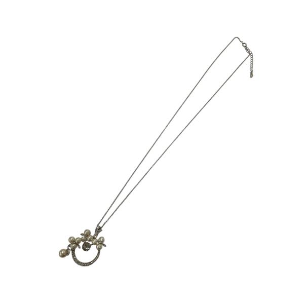 フォクシーブティック Pearl Champagne 39054 ネックレス シルバー パール ライ...