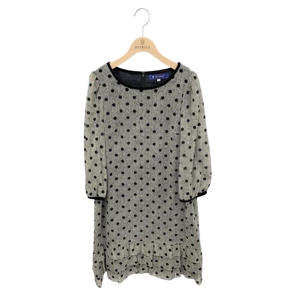 エムズグレイシー 321523 ワンピース 40 ブラック シースルー ITOR5PDB5RAM