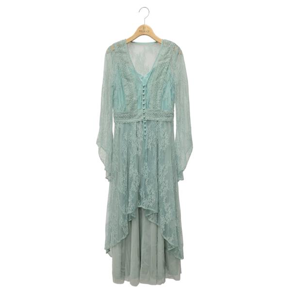 エイミーイストワール 2WAYレースレイヤード ワンピース  1120230086-0 F グリーン...