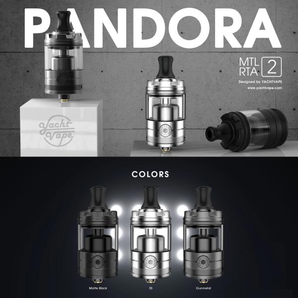 Yachtvape Pandora MTL RTA 2 VAPE 電子タバコ