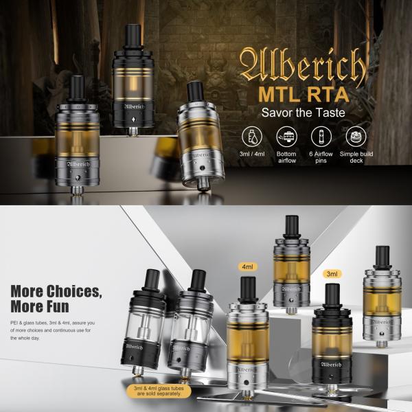 Vapefly Alberich MTL RTA VAPE 電子タバコ