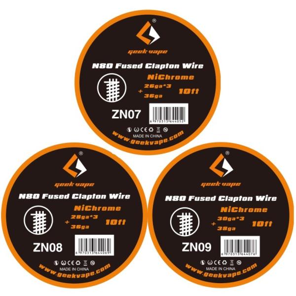 Geek Vape N80 Fused Clapton Wire VAPE 電子タバコ