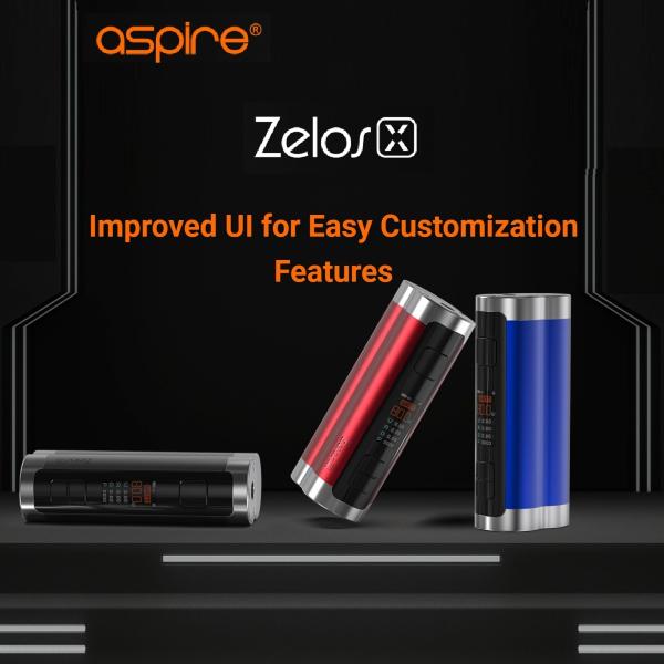 Aspire Zelos X Mod VAPE 電子タバコ