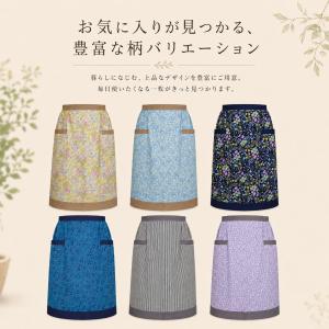 サロンエプロン 日本製 おしゃれ 前掛け 母の...の詳細画像2