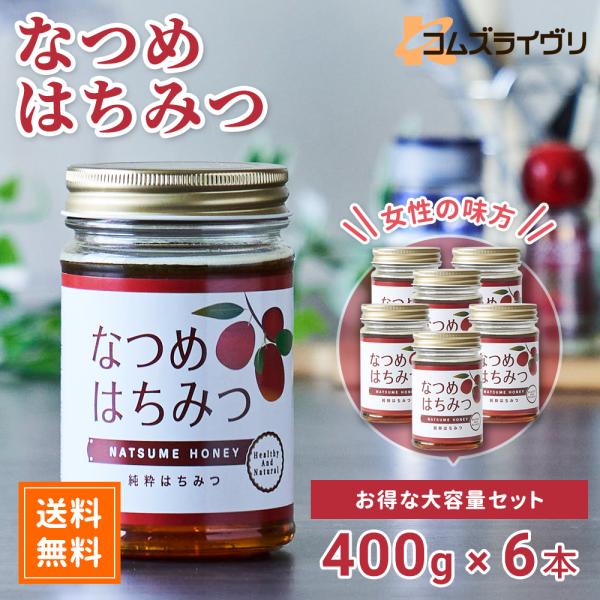 なつめはちみつ　400ｇ　6本セット