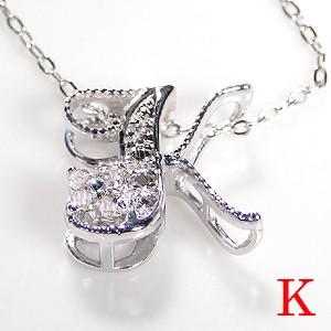K10 WG ゴールド ネックレス ペンダント ダイヤモンド ダイヤ 10k 10金 