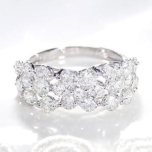 pt900 プラチナ ダイヤモンド ダイヤ 指輪 リング 2.0ct 豪華 2