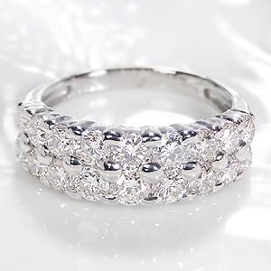 ダイヤモンド 2.00ct Pt900 ダイヤ リング 指輪 プラチナ 男女兼用 pt900 プラチナ リング 指輪 ダイヤモンド ダイヤ 2.0ct 2カラット