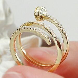 イエローゴールド ゴールド K18YG 0.3...の詳細画像3