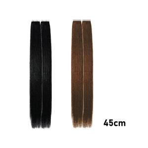 シールエクステ 人毛 60% G33 レッド 長さ52cm 4cmシート20枚入り