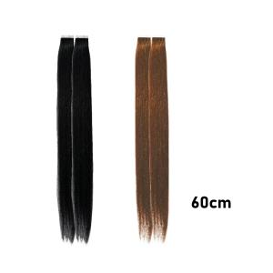 シールエクステ 人毛 60% G33 レッド 長さ52cm 4cmシート20枚入り