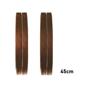 シールエクステ 人毛 60% G33 レッド 長さ52cm 4cmシート20枚入り