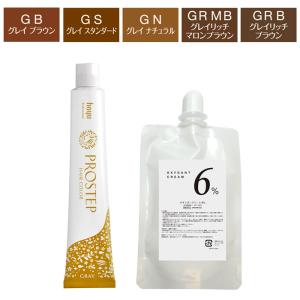 ヘアカラー剤 セット ホーユー　hoyu hoyu ホーユー プロステップ 1リットル オキシセット 毛染めセット