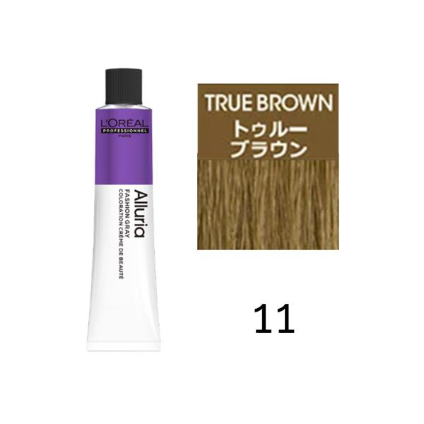 ロレアル アルーリア 白髪染め トゥルー ブラウン 11