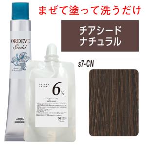 ミルボン オルディーブ シーディル  s7-CN チアシードナチュラル オキシ 100ml  セット 白髪染め カラーリング｜berryscosme