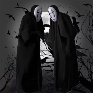 ハロウィン カオナシ男 衣装 3点セット クリ...の詳細画像1