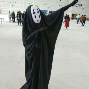 ハロウィン カオナシ男 衣装 3点セット クリ...の詳細画像4