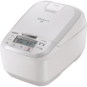 日立 炊飯器 RZ-X100DM-W 圧力＆スチームIHタイプ 5.5合炊き 黒厚鉄釜 蒸気セーブ RZX100DM パールホワイト 新品 メーカー保証１年付