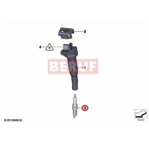 BMW スパークプラグ BOSCH製 ダブルプ...の詳細画像1