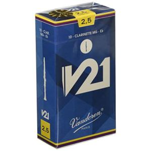 Vandoren V21 クラリネットリード 3.5 10枚入り バンドーレン B♭クラリネットリード V21 硬さ : 3 (10枚入り) : べる