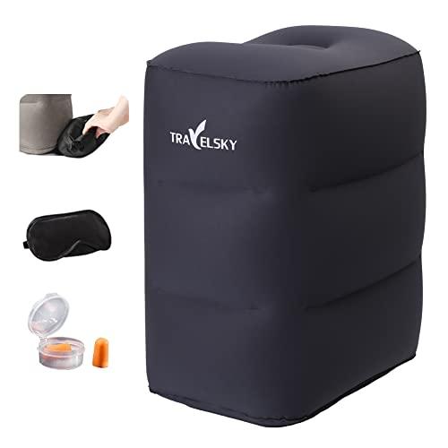 フットレスト 飛行機 足置き エアー オットマン 足枕クッション 車 オフィス フットピロー むくみ...