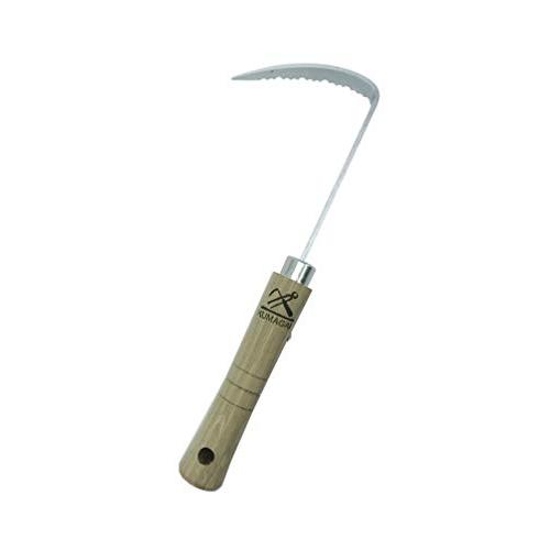 ステンカギカマ【右手用】 人気の草取りカギカマのステンレス版 岩手県の熊谷鉄工所さんの製品