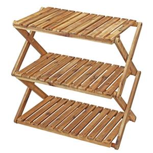 木製ラック キャプテンスタッグ CSクラシックス 木製4段 MOVEラック