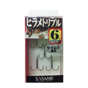 ささめ針(SASAME) TEN2K ヒラメトリプル(ケイムラ) 6