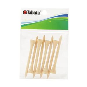 Tabata(タバタ) ゴルフ ティー ロングティー ウッドティー ロング 白木ティー ロング 70mm 8本入 GV0434
