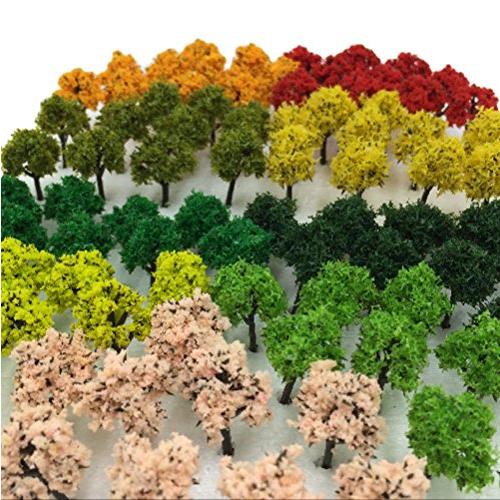 森林 選べる 色 数量 50本 100本 【DauStage】 Nゲージ ジオラマ 鉄道 建築 模型...
