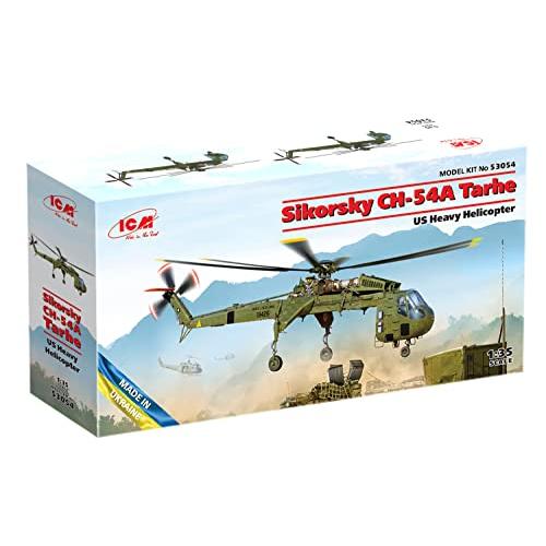 ICM 1/35 アメリカ陸軍 重輸送ヘリコプター シコルスキー CH-54A タルヘ プラモデル ...