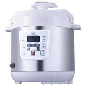D＆S 家庭用マイコン電気圧力鍋 4.0L レシピブック付き STL-EC50 