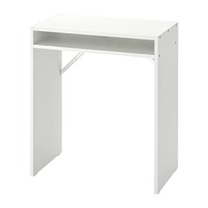 イケア（IKEA） デスク シェルフユニット付き ホワイト白 65x40cm