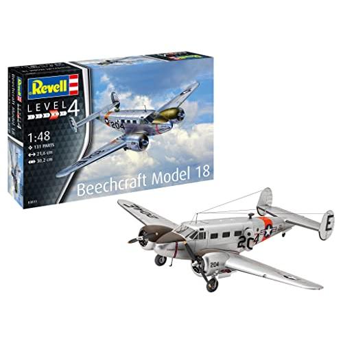 ドイツレベル 1/48 ビーチクラフト モデル 18 プラモデル 03811