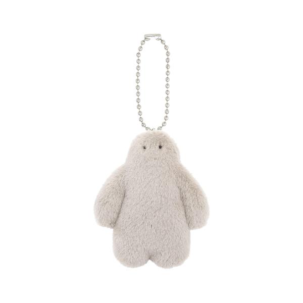 りぶはあと チェーンマスコット フニオ グレージュ (全長約12cm) キーホルダー ボールチェーン...