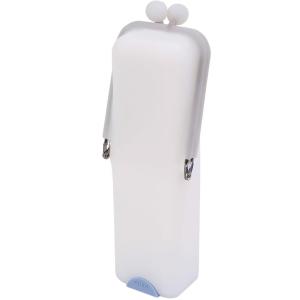 クツワ エアピタスリム 置くだけピタッと倒れないペンケース AK064WH ホワイト