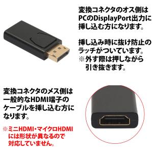 Displayport to HDMI 変換ア...の詳細画像5