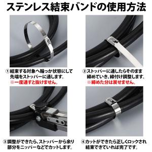 50%offクーポン有 ステンレス 結束バンド...の詳細画像4