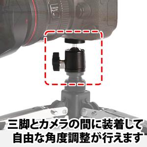 50%offクーポン有 三脚 ボールヘッド 1...の詳細画像3