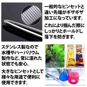 ロングピンセット 27cm 先端2種類セット ...の詳細画像5