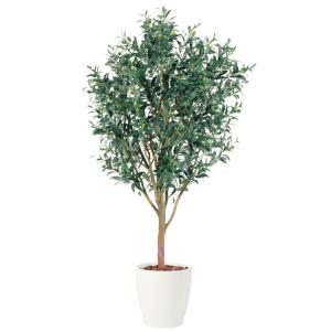 ライプオリーブ W80×H150cm 91394 アーティフィシャルグリーン 人工観葉植物 鉢付きグリーン