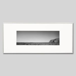 IGREBOW オーストラリア ウルルと草原 アイグレボウ インテリアフォト アルミフレーム ビッグサイズ モノクローム