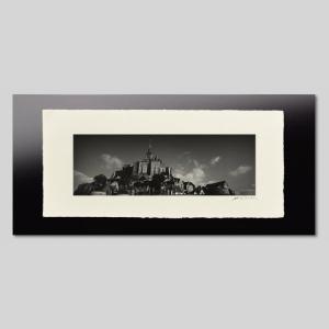 IGREBOW フランス モンサンミッシェル アイグレボウ インテリアフォト 越前塗板フレーム ビッグサイズ モノクローム